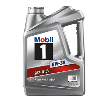 美孚（Mobil）美孚1号 全合成机油 5W-30 SN PLUS级 4L 汽车保养	